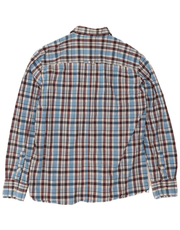 Camicia da uomo Lee 2XL in cotone a quadri blu
