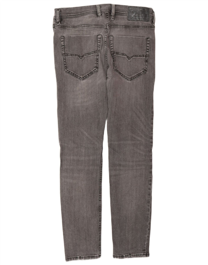 Jeans skinny da uomo DIESEL W29 L30 cotone grigio