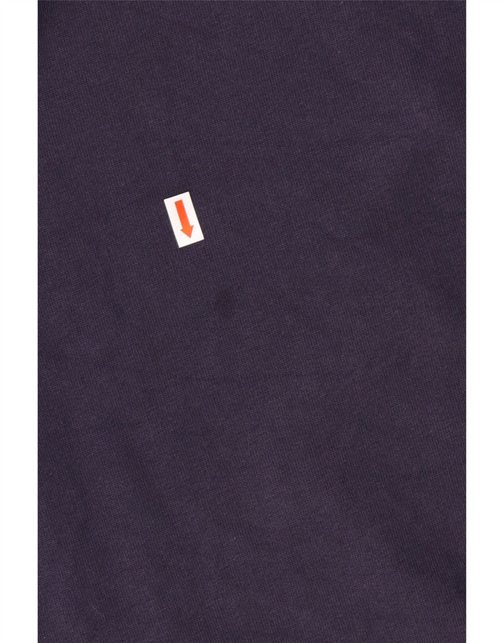 JOULES Felpa oversize da donna Maglione UK 8 Small Blu Navy Cotone