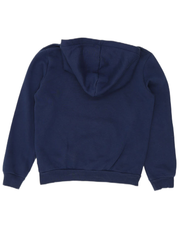 Felpa con cappuccio grafica da ragazzo Puma 11-12 anni in cotone blu navy