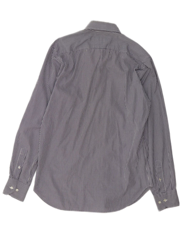 Camicia da uomo ETRO in cotone a quadretti blu navy medio