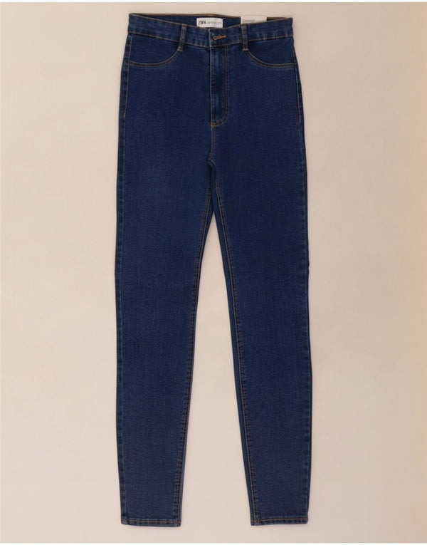Jeans skinny da donna Zara EU 38 Small W28 L28 Cotone blu