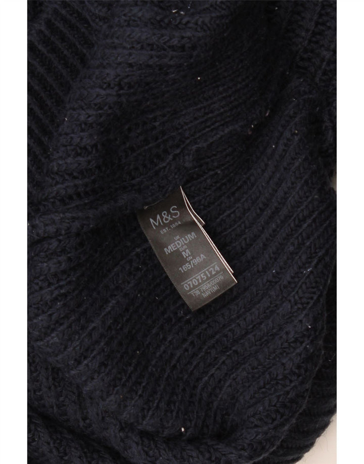 Maglione oversize da donna Marks & Spencer UK 14 blu navy medio