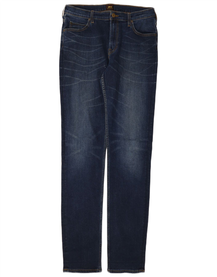 Jeans slim Lee Rider da uomo W33 L36 in cotone blu