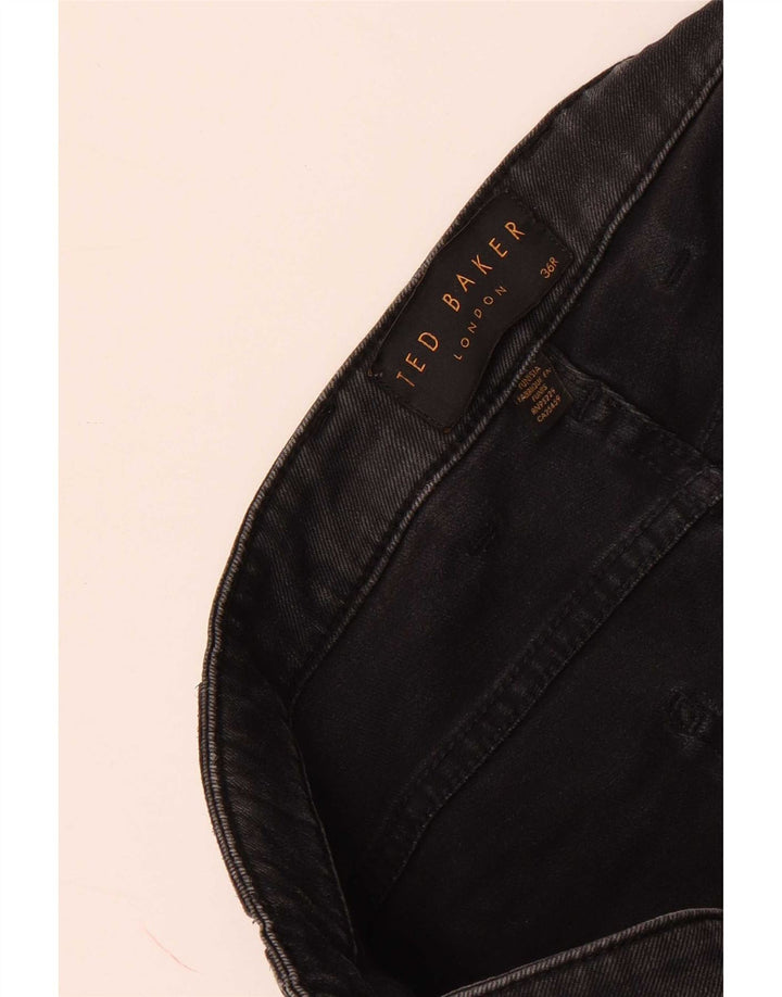 Jeans dritti da uomo Ted Baker W36 L30 neri