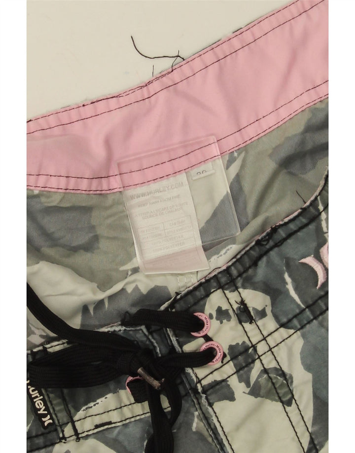 Pantaloncini cargo da uomo Hurley W30 poliestere mimetico verde medio