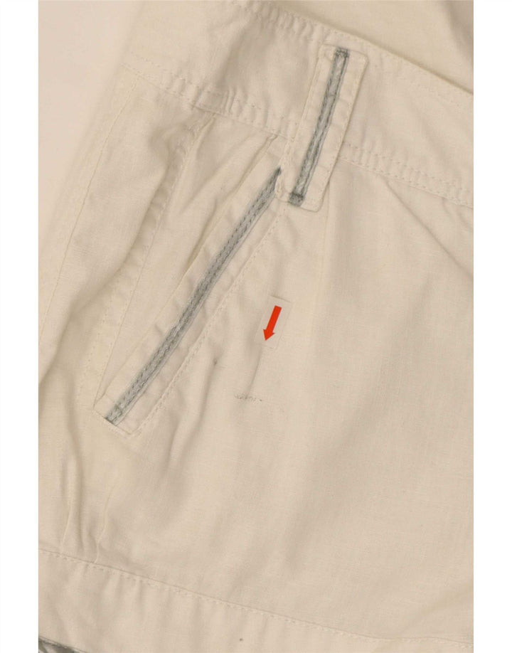 Pantaloni caldi da donna Diesel W28 lino bianco medio
