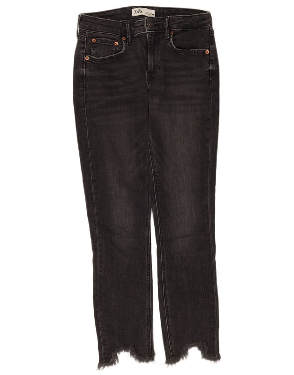 Jeans slim da donna Zara EU 36 XS W26 L26 Nero