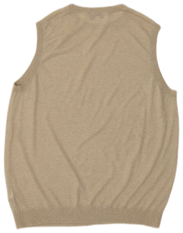 Canotta da donna Marks & Spencer UK 16 grande in viscosa dorata