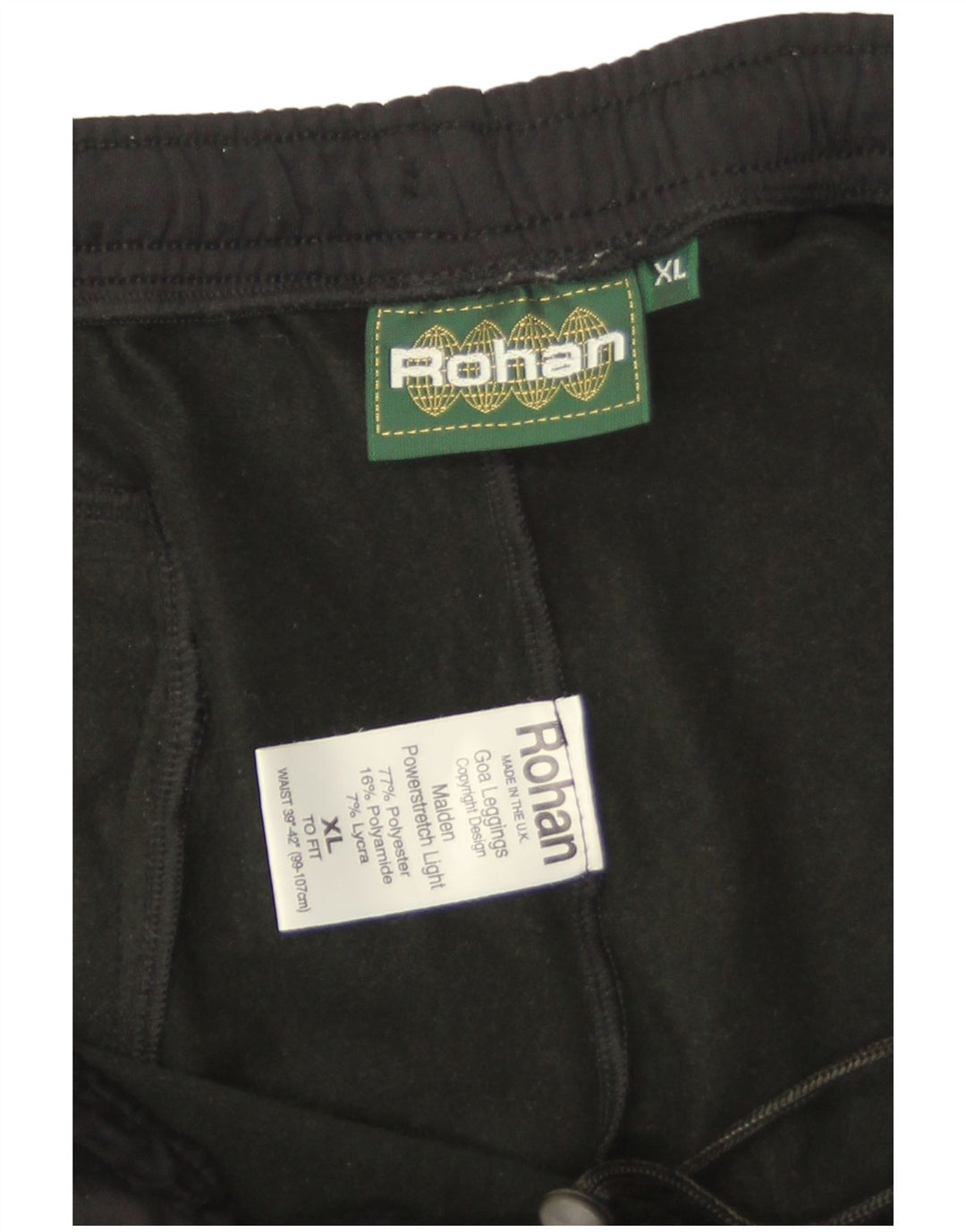 Pantaloni da tuta da uomo Rohan XL poliestere nero