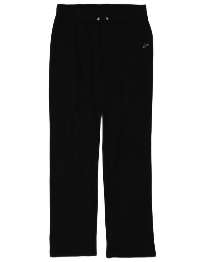 Pantaloni da tuta da donna LOTTO UK 14 Large Nero Poliestere
