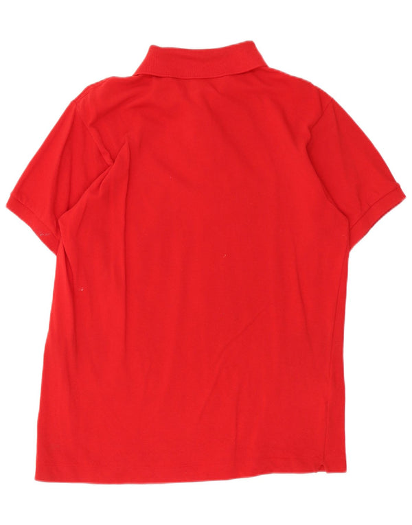 Polo da uomo Lacoste Classic Fit taglia 4, colore rosso medio, in cotone