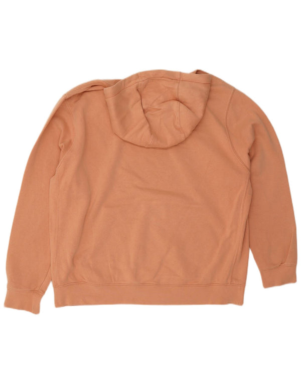 Felpa con cappuccio da uomo Nike XL in cotone arancione