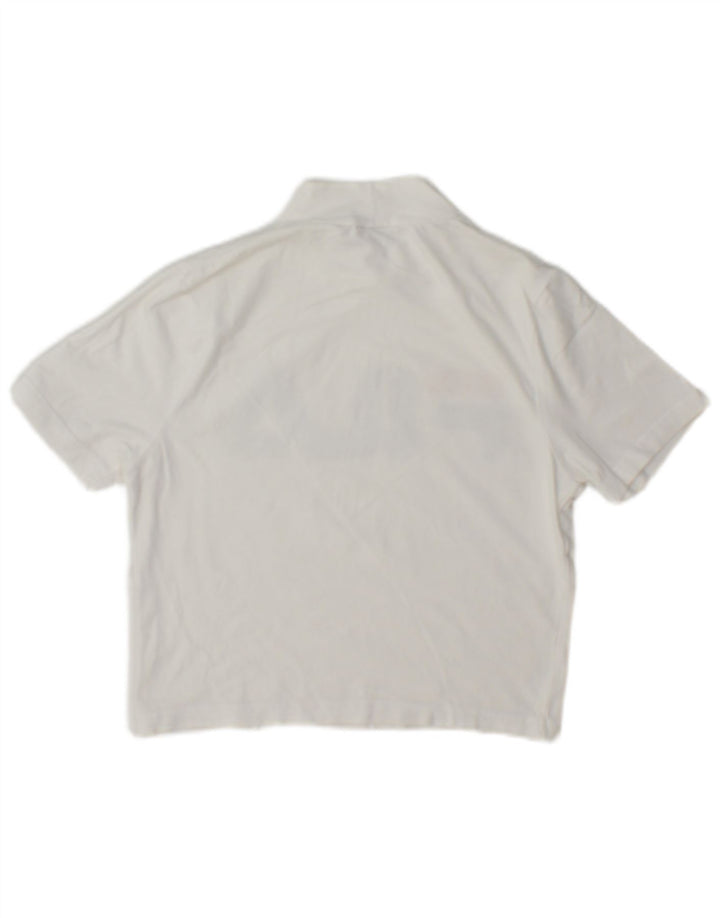 T-shirt grafica corta da donna Fila UK 10 piccola bianca