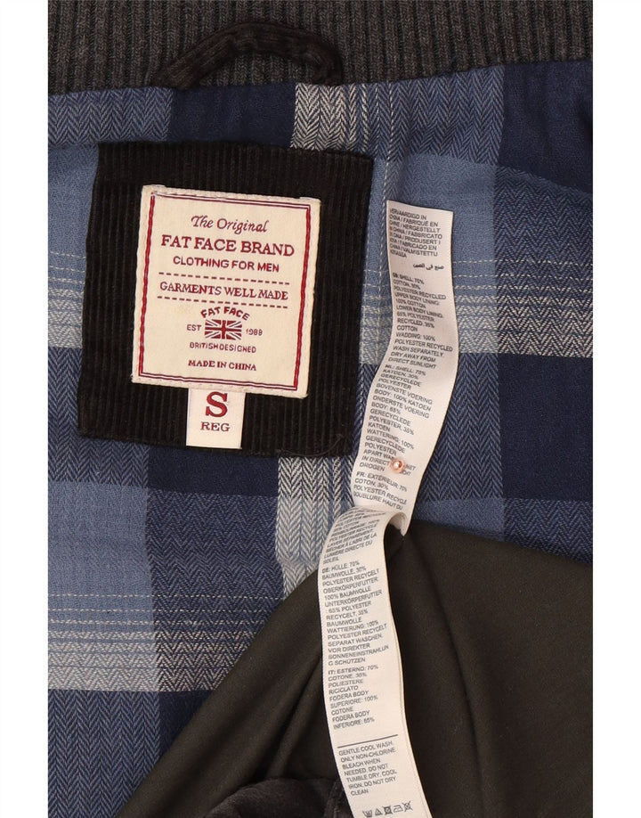 Gilet imbottito da uomo FAT FACE UK 36 piccolo cotone grigio