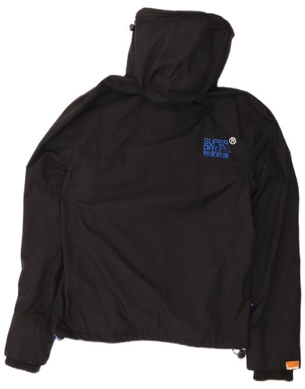 Giacca a vento da uomo Superdry The Windcheater Graphic UK 36 piccola nera