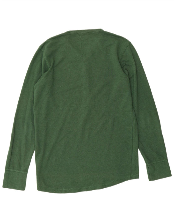 JACK & JONES Top da uomo a maniche lunghe verde medio