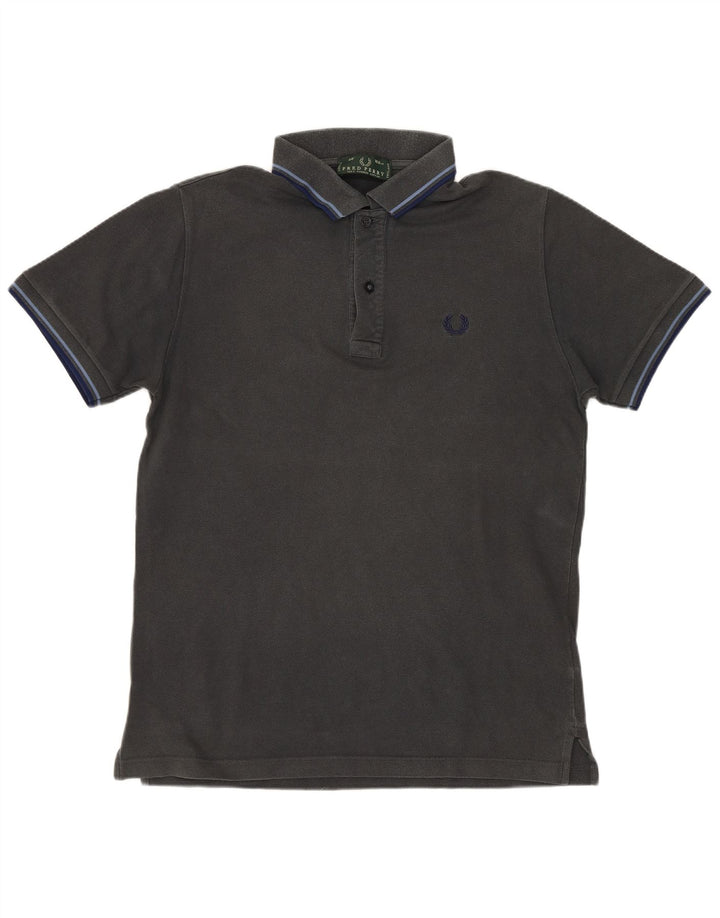 Polo da uomo FRED PERRY in cotone nero medio