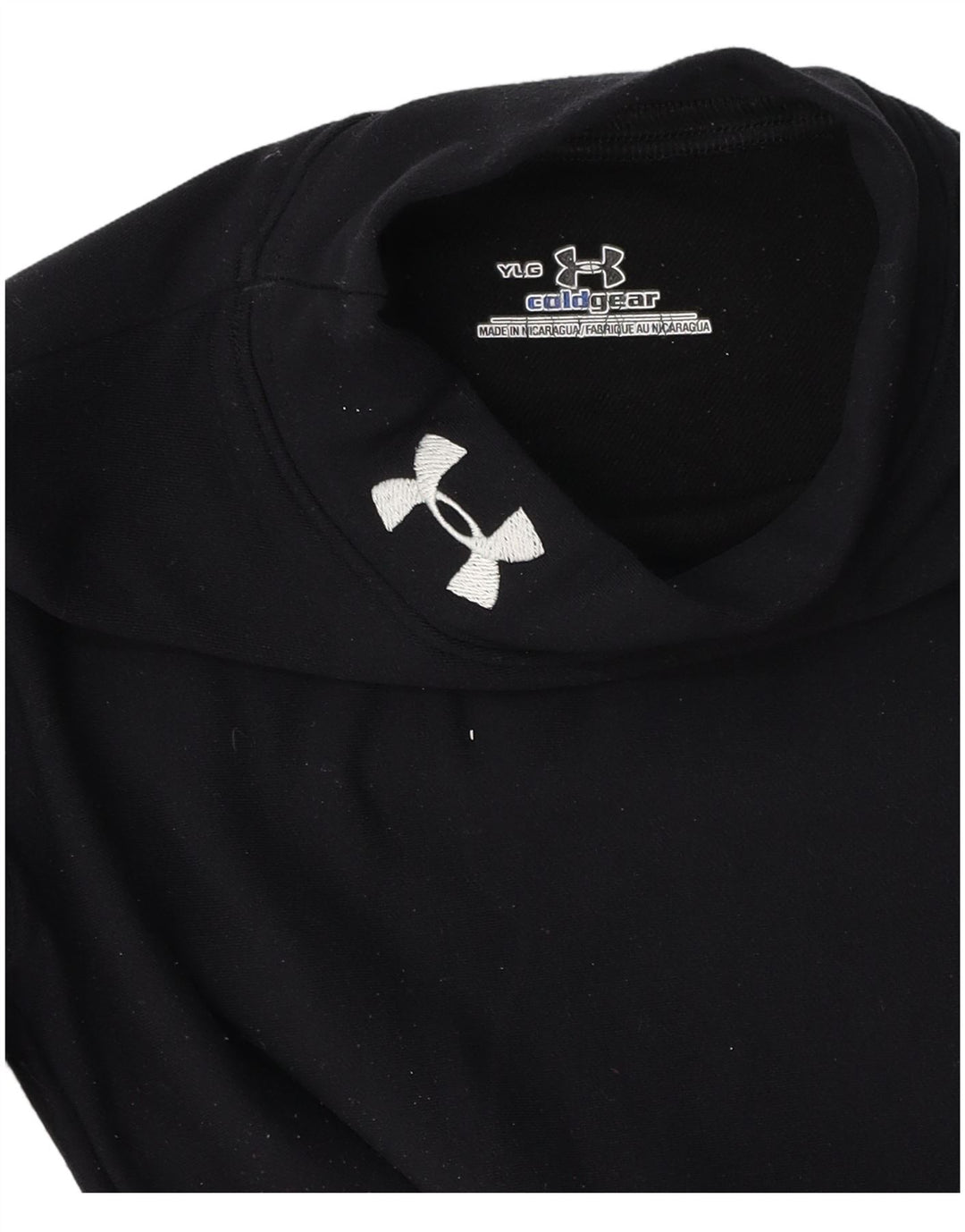 Under Armour Ragazzi Cold Gear Top manica lunga 11-12 anni Large Nero