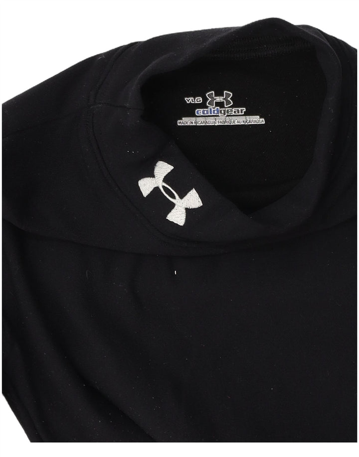 Under Armour Ragazzi Cold Gear Top manica lunga 11-12 anni Large Nero