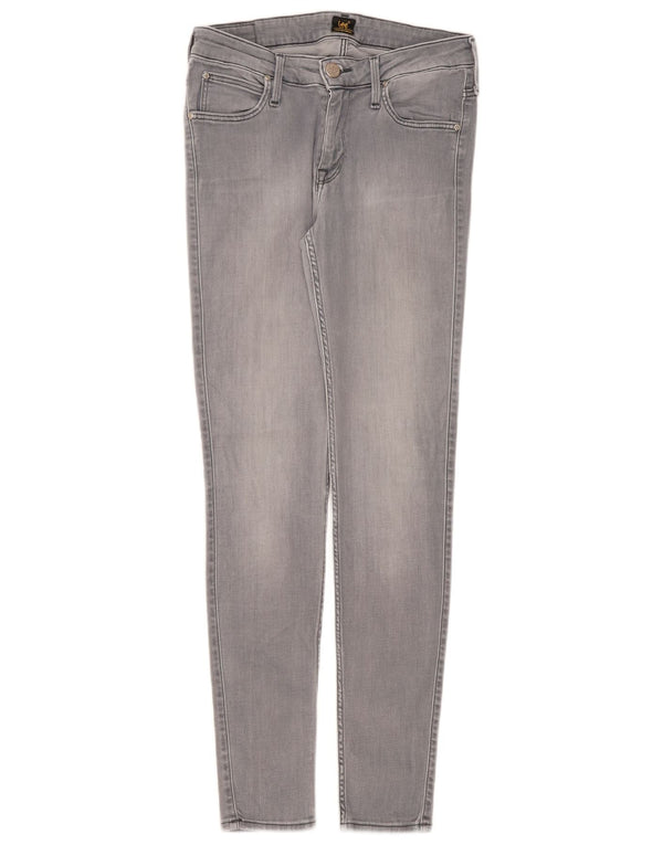 Jeans skinny Lee Scarlett da donna taglia 28 W28 L31 cotone grigio