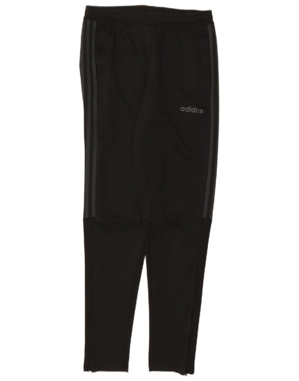 Pantaloni da tuta Adidas Climalite da uomo piccoli in poliestere nero