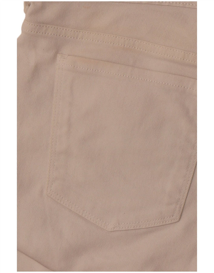 CALVIN KLEIN Pantaloncini di jeans da donna US 8 Medium W32 Cotone bianco