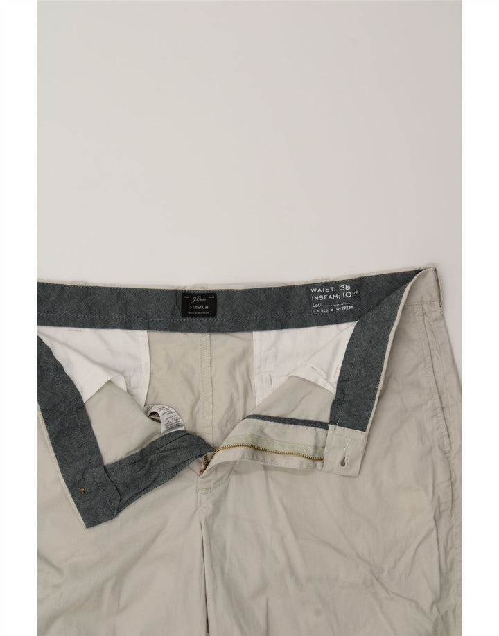 J. CREW Mens Chino Shorts W38 XL Grey Cotton Vintage J. Crew and Second-Hand J. Crew from Messina Hembry 