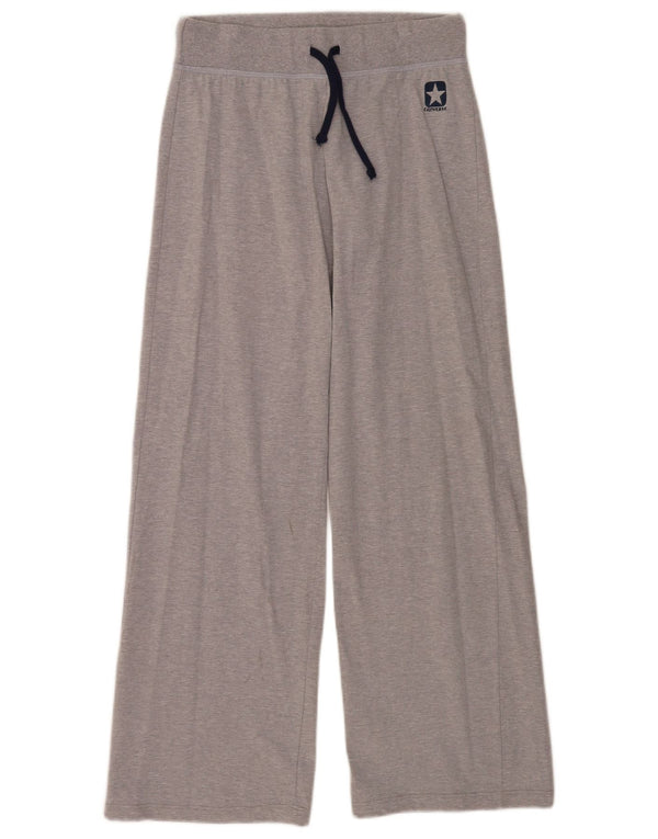 Pantaloni da tuta da donna a gamba larga Converse UK 14 Large Grey Flecked Cotton