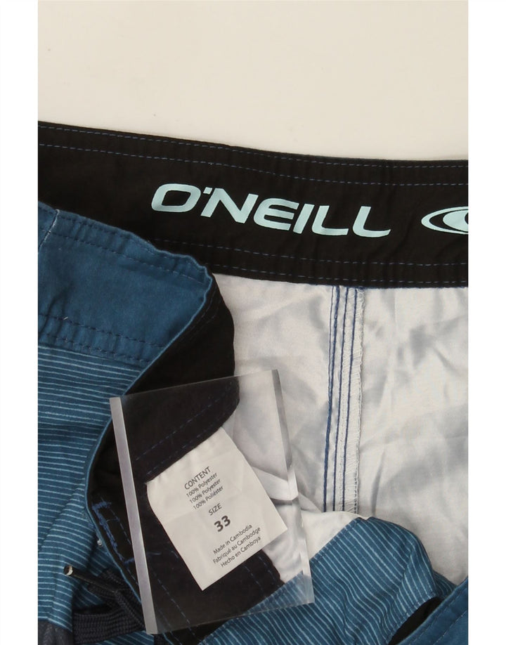 Pantaloncini da bagno da uomo O'Neill in poliestere color block blu medio