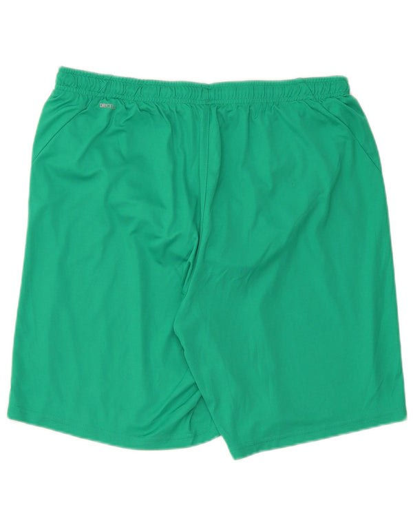 Pantaloncini sportivi Puma da uomo grandi in poliestere verde