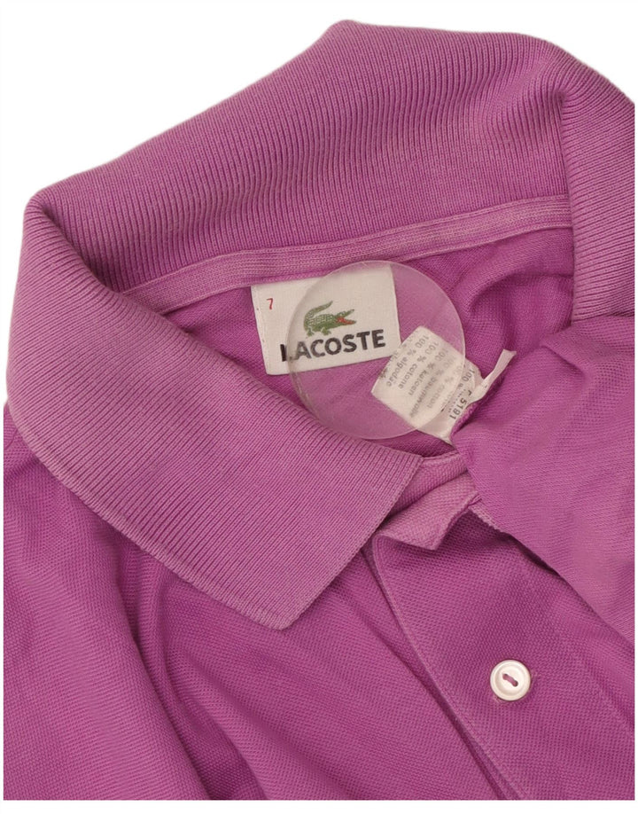 Polo da uomo Lacoste taglia 7 2XL cotone rosa