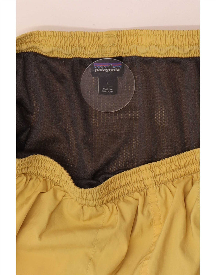 Pantaloncini da bagno da uomo Patagonia grandi gialli