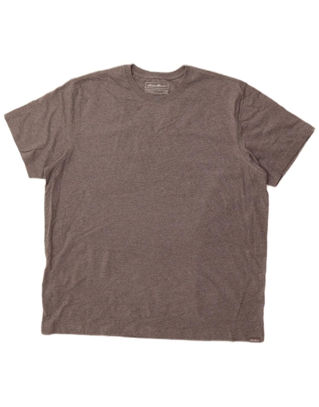 T-shirt da uomo EDDIE BAUER Top XL in cotone grigio