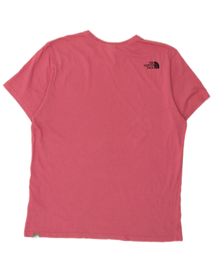 T-shirt da uomo The North Face Top grande in cotone rosa
