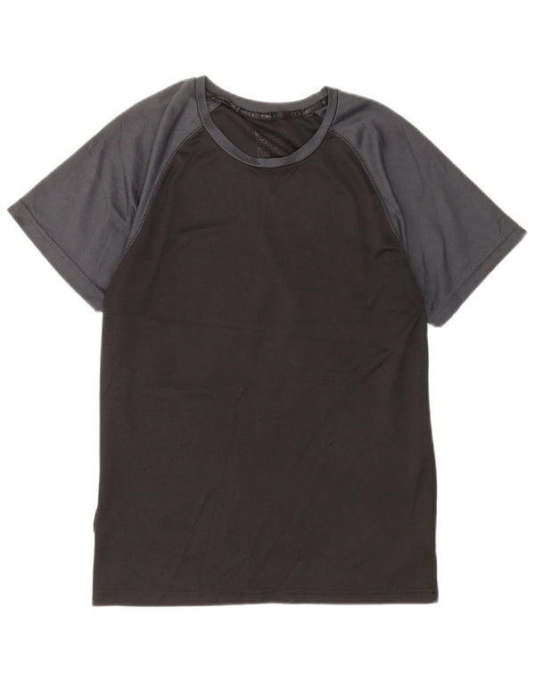 T-shirt IsoCool da uomo Mountain Warehouse Top Small Black Colourblock