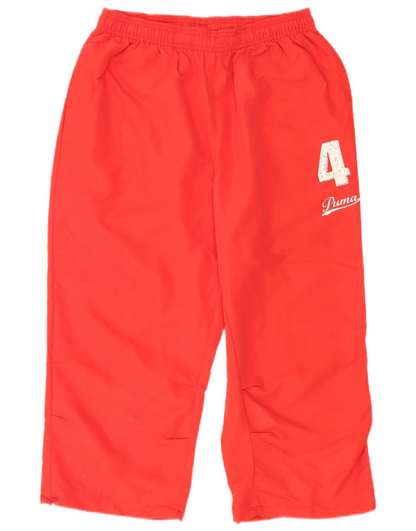Pantaloni da tuta Puma da uomo con grafica Capri, poliestere rosso medio