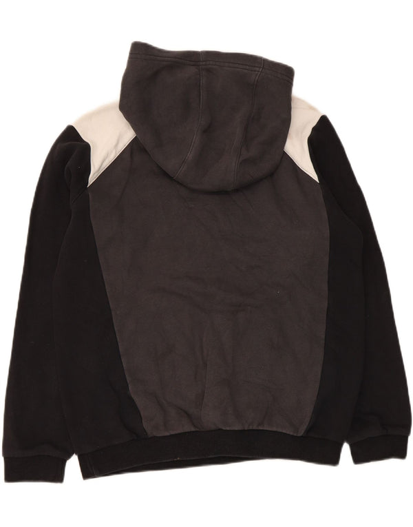 Felpa con cappuccio grafica Nike da bambino 13-14 anni XL in cotone color block nero