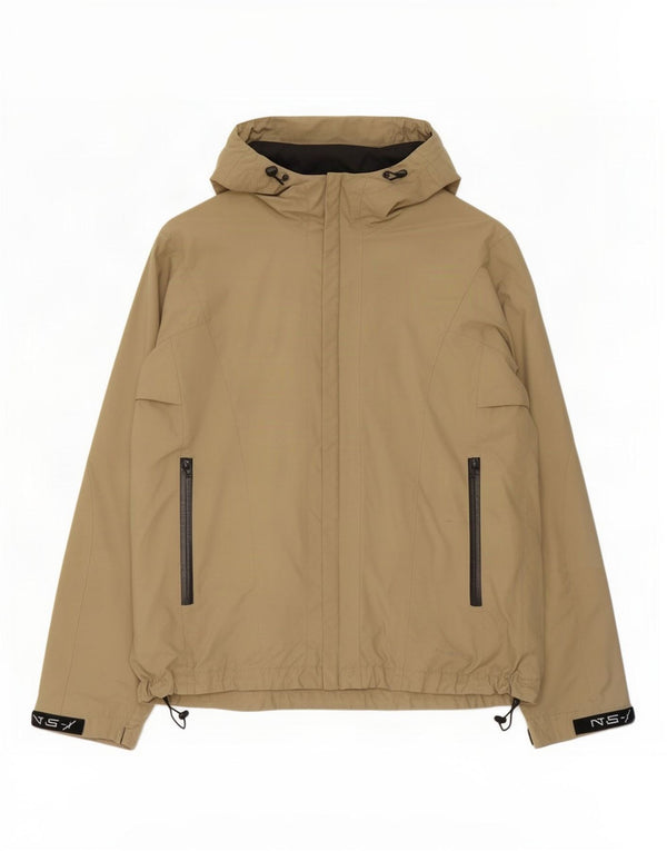 Giacca antipioggia con cappuccio da uomo North Sails UK 42 XL Beige poliammide