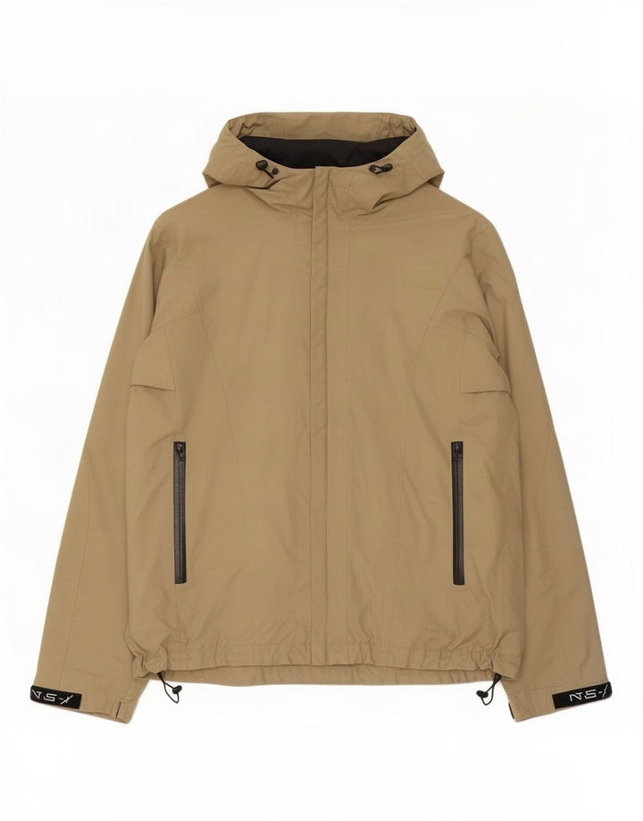 Giacca antipioggia con cappuccio da uomo North Sails UK 42 XL Beige poliammide