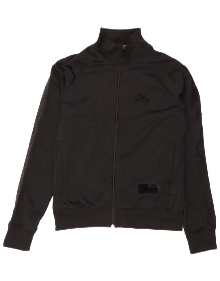 Giacca da ginnastica grafica da donna Nike UK 14/16 grande nera
