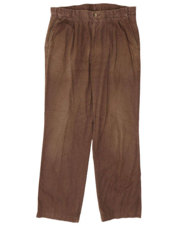 Pantaloni chino con pegged Marks & Spencer da donna blu Harbour W34 L30 Marrone