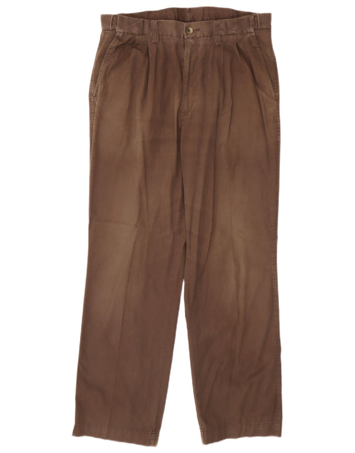 Pantaloni chino con pegged Marks & Spencer da donna blu Harbour W34 L30 Marrone