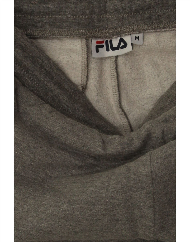 Pantaloni da tuta con grafica da uomo Fila Joggers in cotone grigio medio