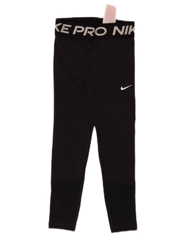 Leggings Nike Dri Fit Graphic per ragazze 6-7 anni XS poliestere nero