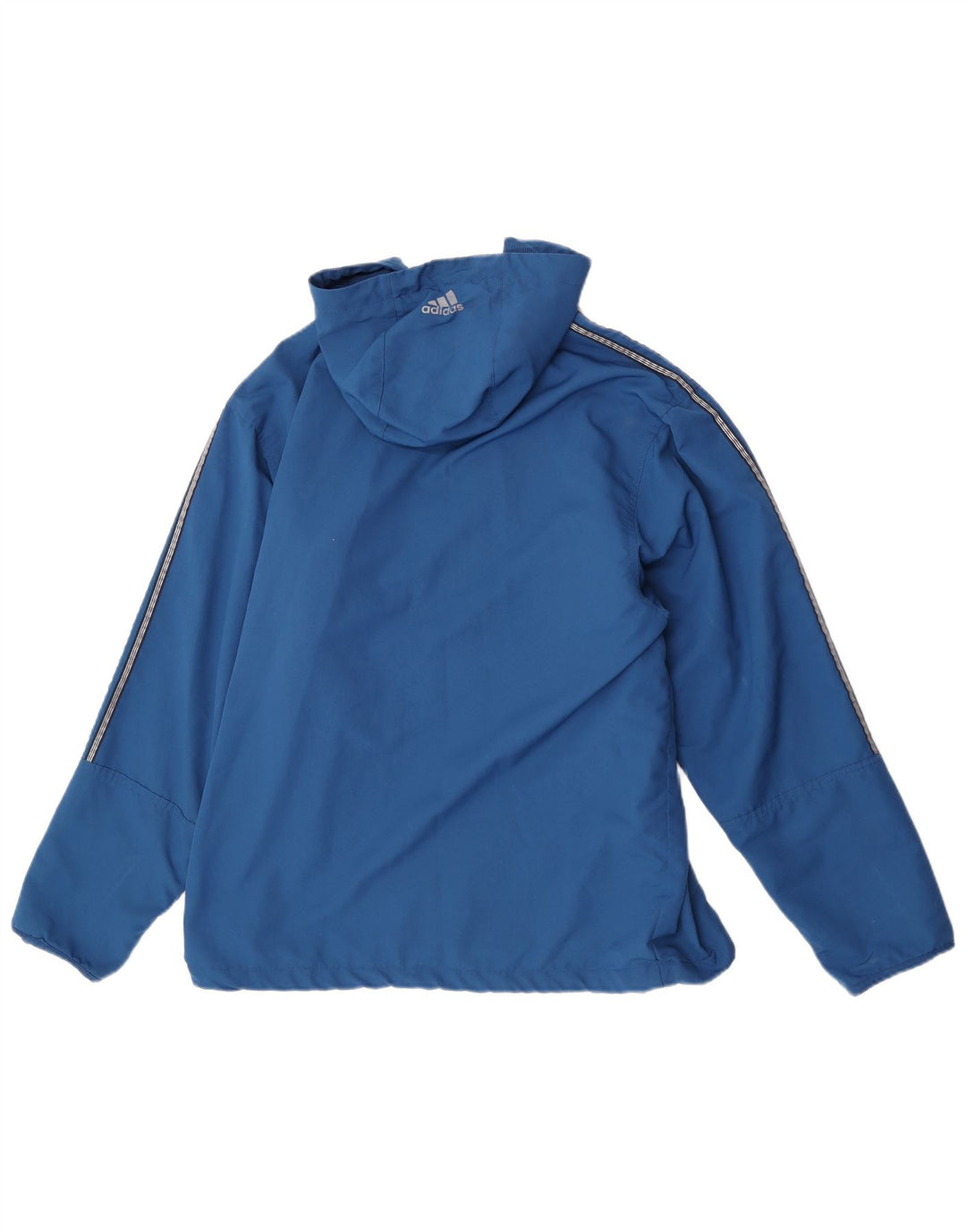 Giacca da ginnastica grafica da uomo Adidas UK 38/40 Colorblock blu medio