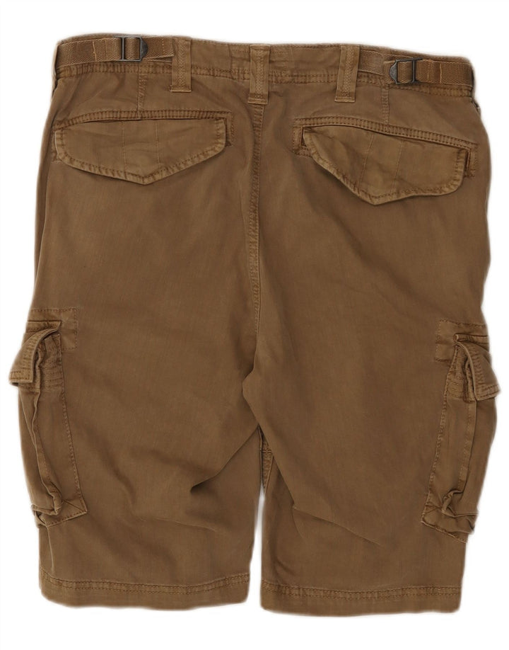 Pantaloncini cargo da uomo Superdry W32 cotone kaki medio