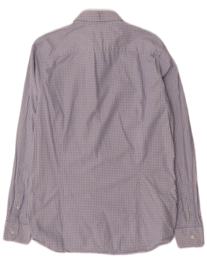Ted Baker Camicia da uomo Taglia 3 Cotone a quadretti blu medio
