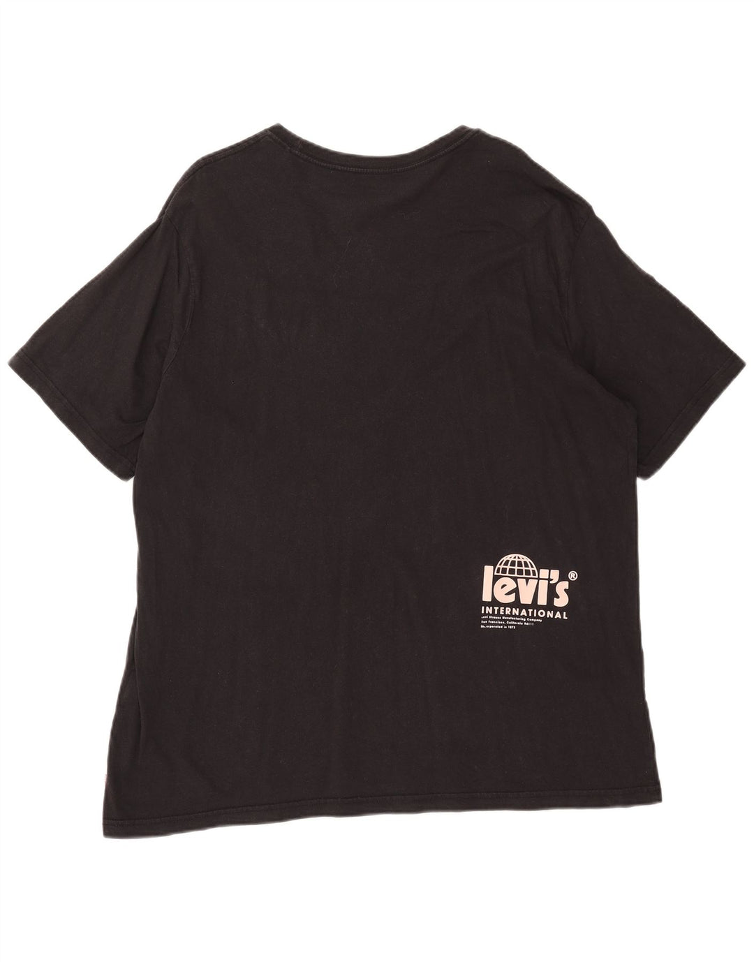 T-shirt grafica rilassata da uomo Levi's Top XL Nera