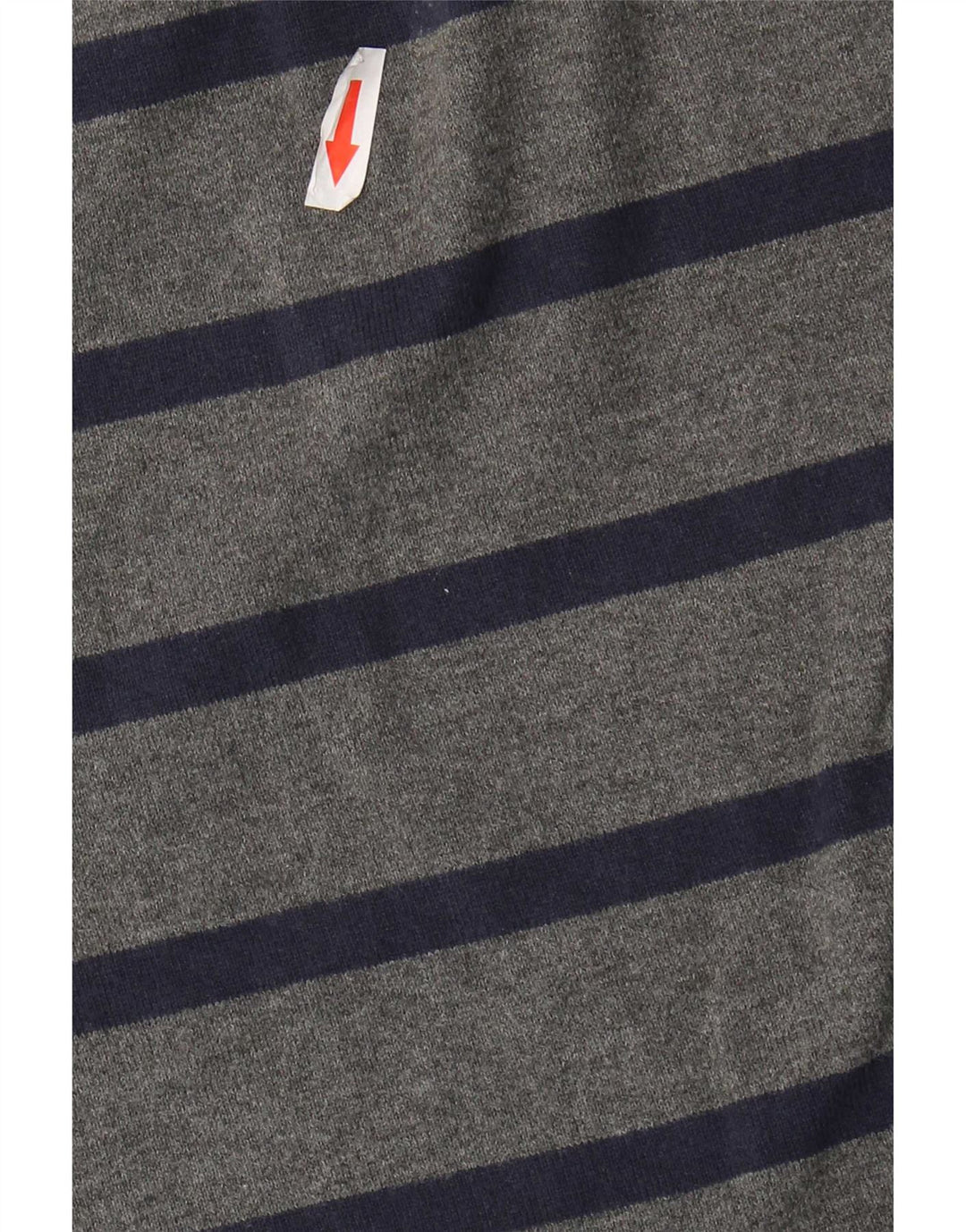Polo da uomo a maniche lunghe Marks & Spencer grande in cotone a righe grigie